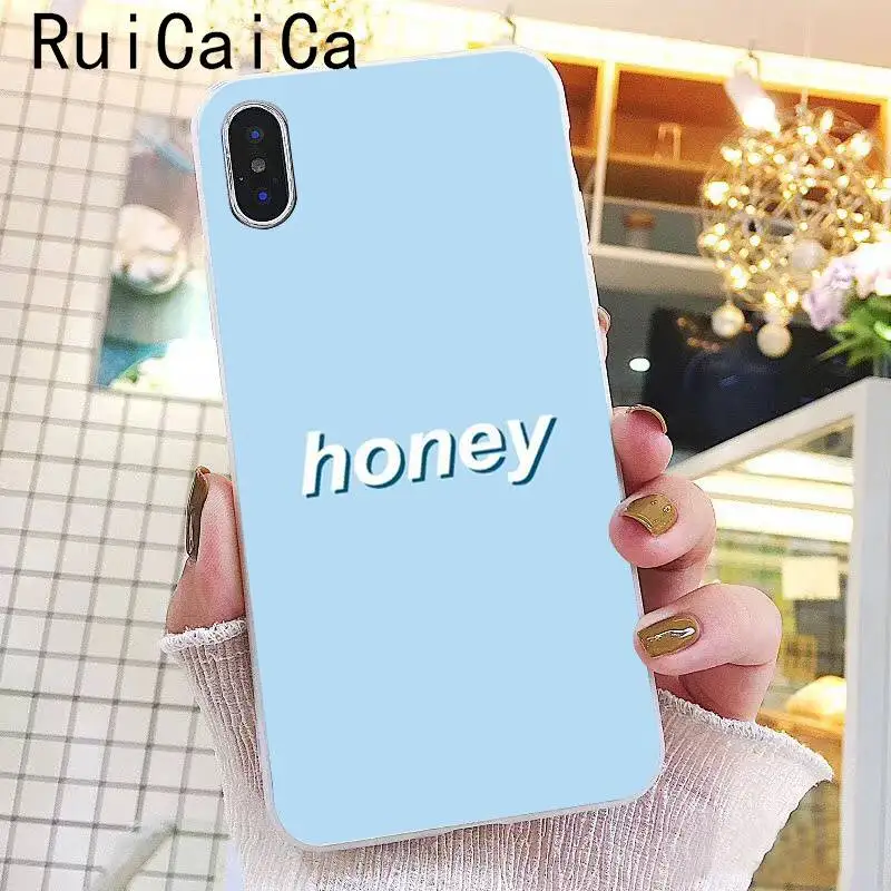 Ruicaica Babe babygirl honey line Text art роскошный уникальный дизайн чехол для телефона для iPhone 8 7 6 6S Plus 5 5S SE XR X XS MAX 10 чехол - Цвет: A9