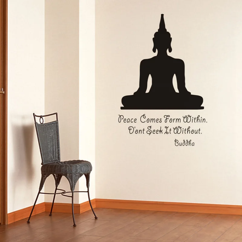 KEDODE стены наклейки Буддизм Будда дзен Религия культуры Наклейки на Креативные