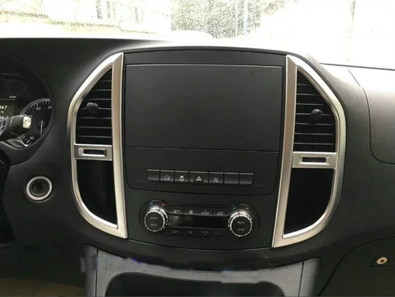 TTCR II ABS аксессуары для Mercedes Benz VITO 2016 внутренняя центральная консоль средняя
