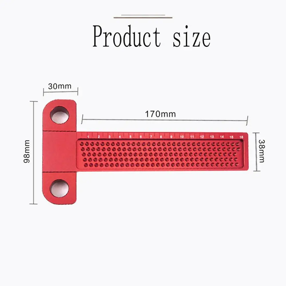Метрическая линейка для точного позиционирования квадратный угловой