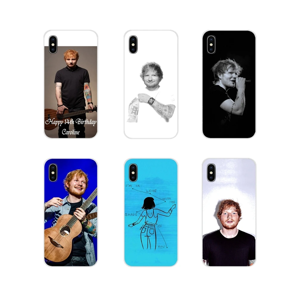 Для Apple iPhone X XR XS MAX 4 4S 5 5S 5C SE 6 6S 7 8 Plus ipod touch Hot Ed Sheeran аксессуары чехлы для