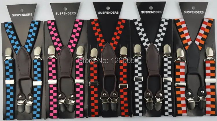 Подтяжки детские эластичные с 4 зажимами принтом флага США Y-образной спинкой |