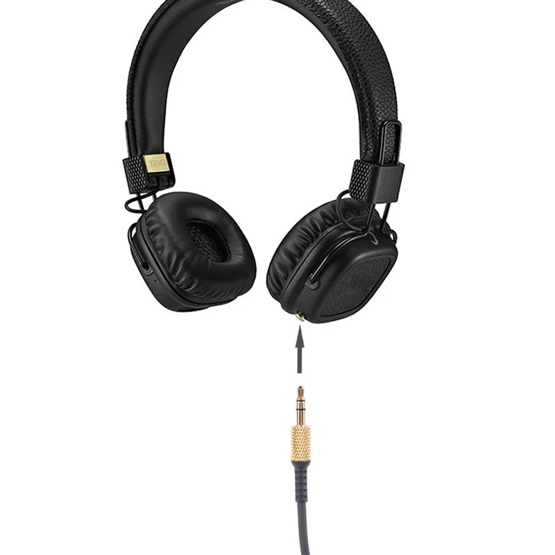 Кабель для наушников с разъемом 3 5 Jack Marshall Major 2 II bluetooth монитор шнуры микрофоном и