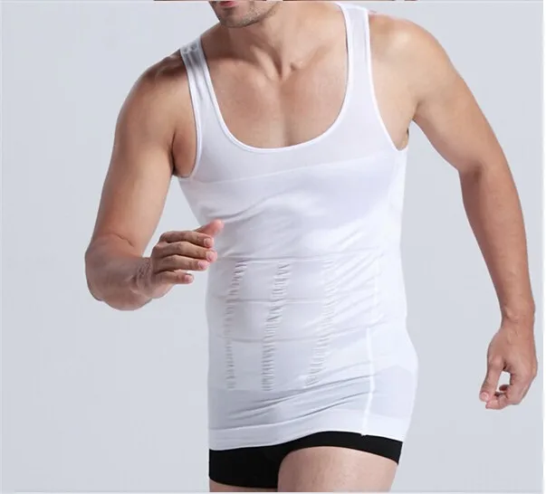 Мужской шейпер жилет для похудения живот талия нижнее белье|shirt|underwear coolmaxshirt tie grey