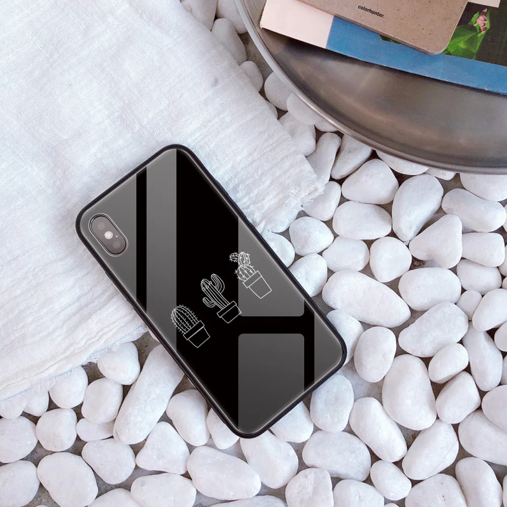Заказной стеклянный чехол для телефона для iphone 11ProMax X 10 7 Plus 6s 6 capa DIY чехол из закаленного стекла для телефона для iphone XS 8 MAX XR 5 Simple - Цвет: 30160