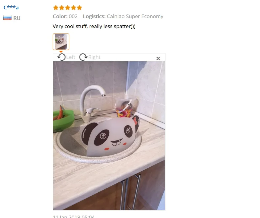 1 шт., милая панда, присоска для кухонной раковины, заслонка, защита от брызг, перегородка для умывальника, раковина, доска для кухонного инструмента, всплеск воды, присоски для раковины, щитки для раковины