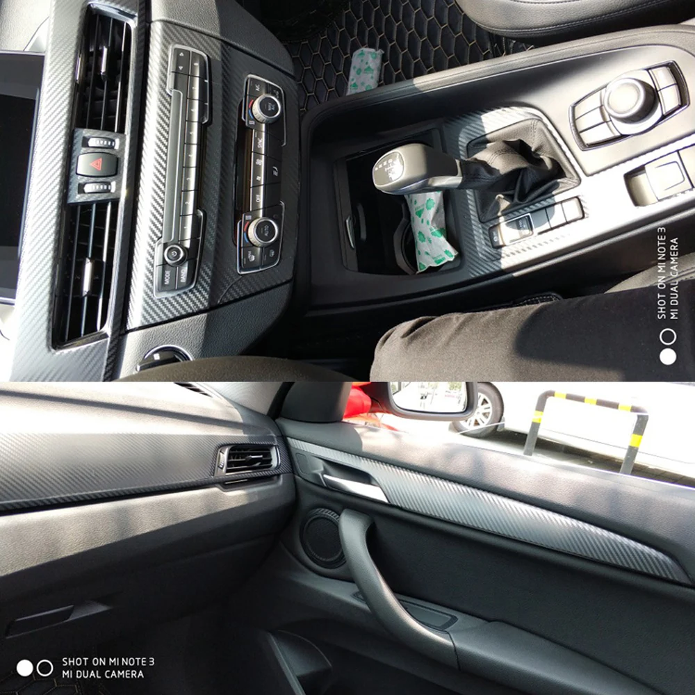 Для BMW x1 F48 2016 2020 интерьерная Центральная панель управления дверная ручка 3D/5D