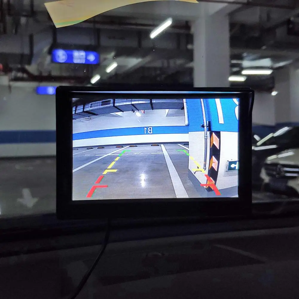 DIYSECUR 5-дюймовый автомобильный монитор TFT LCD 5 &quotHD цифровой 16:9 800*480 экран 2-полосный