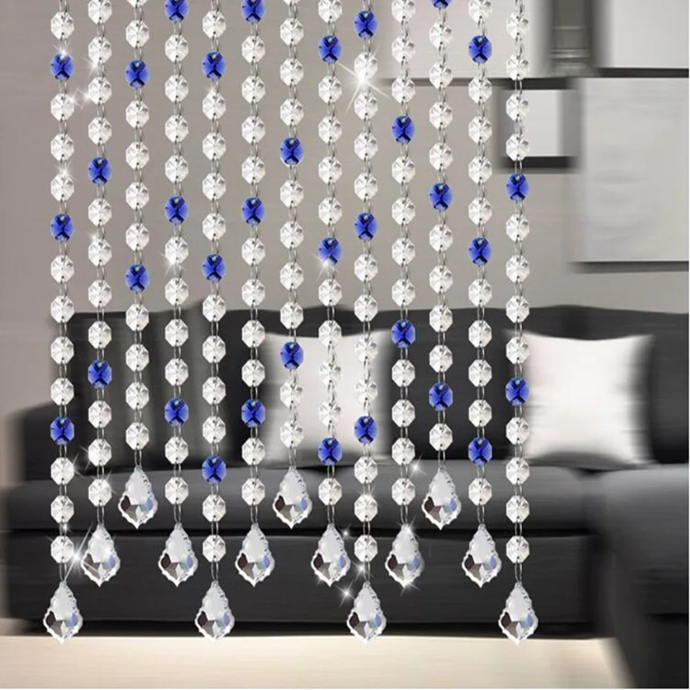 Поставка для вечеринок оранжевые красные 14 мм 50 шт 2000 хрустальные Восьмиугольные