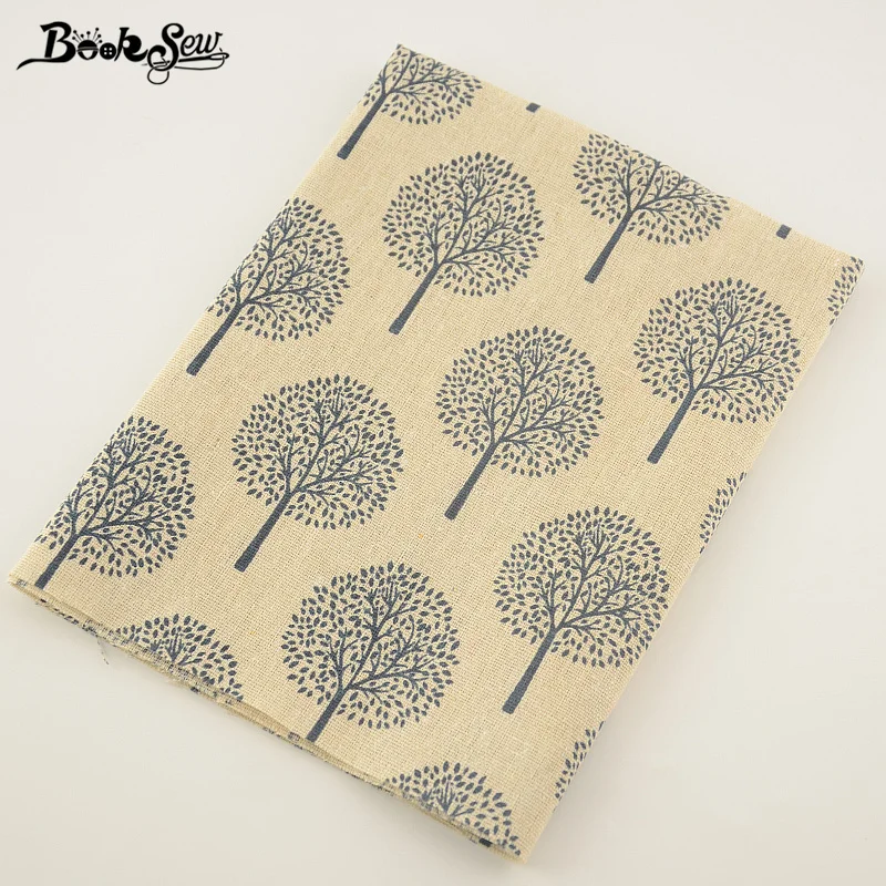 Booksew Одуванчик дизайнерская хлопковая льняная ткань для сумок скатерть
