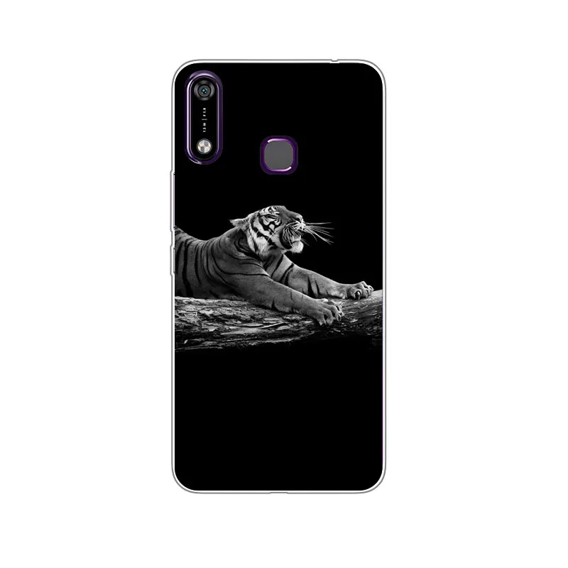 Infinix Hot 7 X624 Case Silicon Fierce animals Painting Soft TPU Back Cover for Hot7 X624B Phone shell Coque Funda |