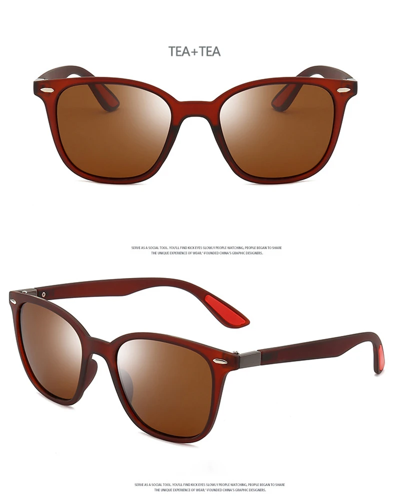 Поляризованные очки Aoron Для мужчин дизайнерские ретро классический мужской езды на автомобиле, солнечные очки, классические, Для женщин модные влияние UV400 Gafas