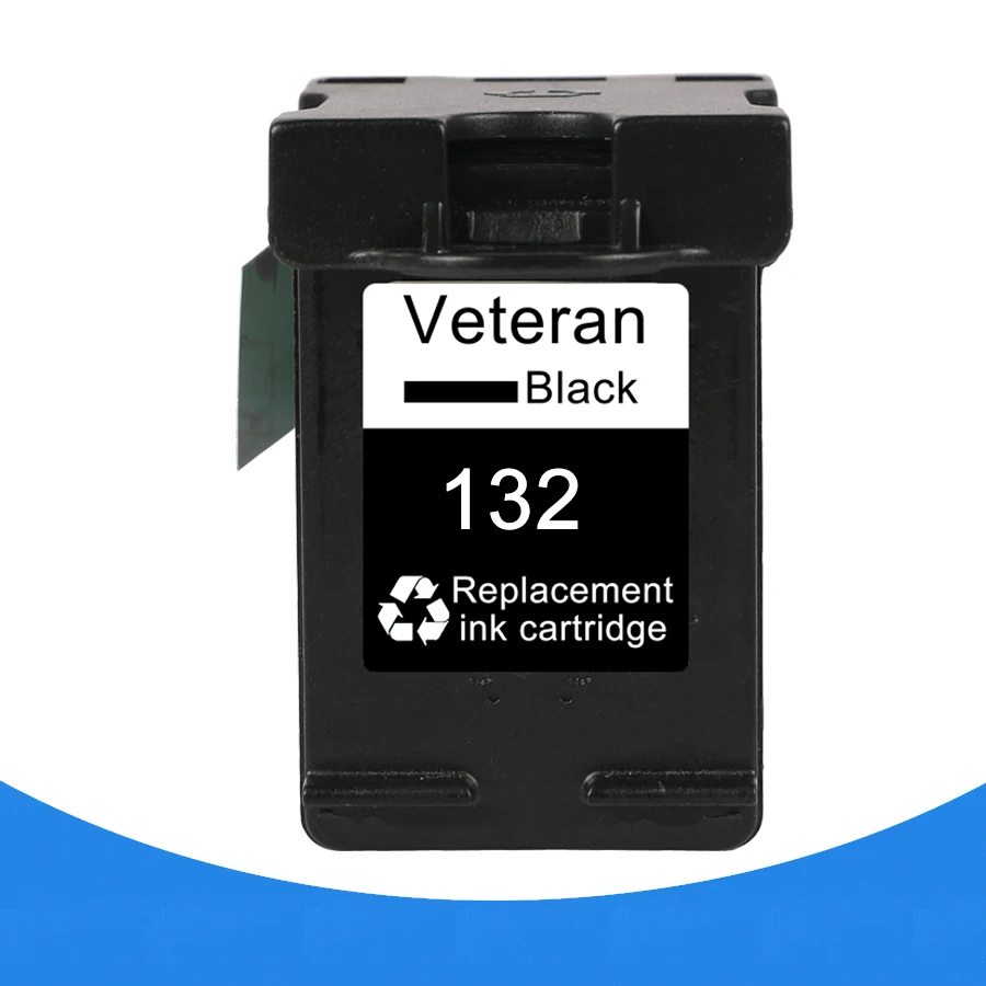 

Veteran Refilled 132 136 Replacement for hp 132 136 hp132 Ink Cartridge for Photosmart C3100 C3183 C3150 PSC 1510 1513 1500 1600