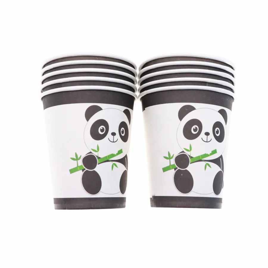 Рождественское мультяшное украшение в виде панды счастливая посуда для