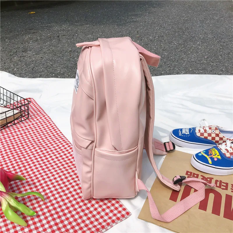 Модный и свежий контрастный новый корейский вариант рюкзак большой вместимости