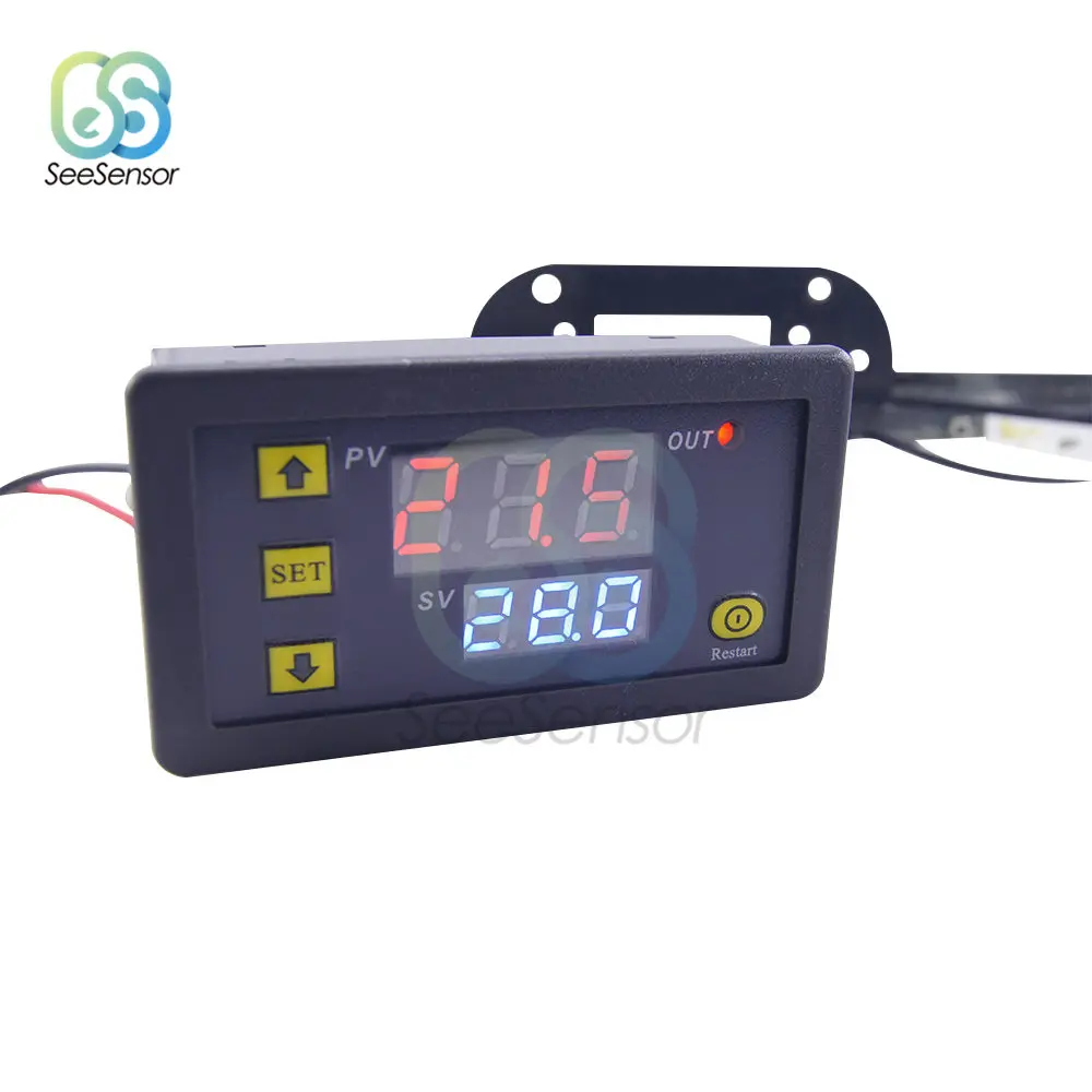 AC 110 V-220 V 12V 24V W3230 светодиодный цифровой термостат Температура Управление; термометр нагревательные охладительные Управление переключатель инструмент