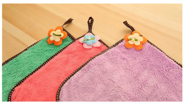 Полотенца 2015 Последние кухонные принадлежности цветы и конфеты цветные