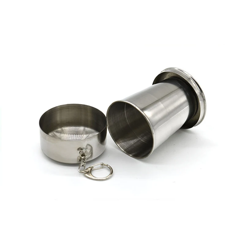 NOCCOL 140ml Stainless Steel Cup Portable Fold Wine Cups 2018 Simple Milk Tea Coffee And Mugs Wholesale Beer Mug Travel | Дом и сад