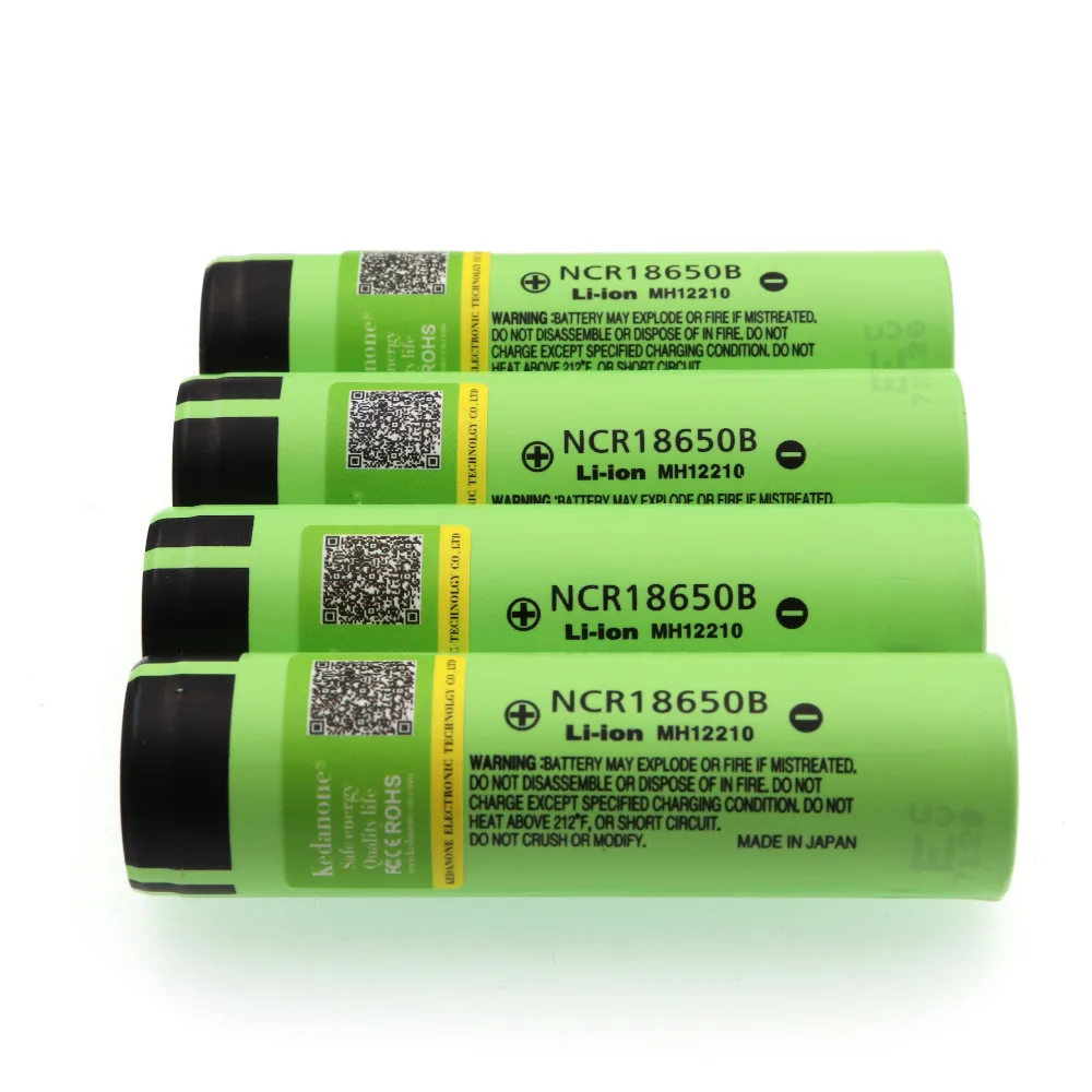 Бесплатная доставка! Kedanone 100% Оригинал 3 7 V NCR 18650B 3400mAh аккумуляторные батареи 18650
