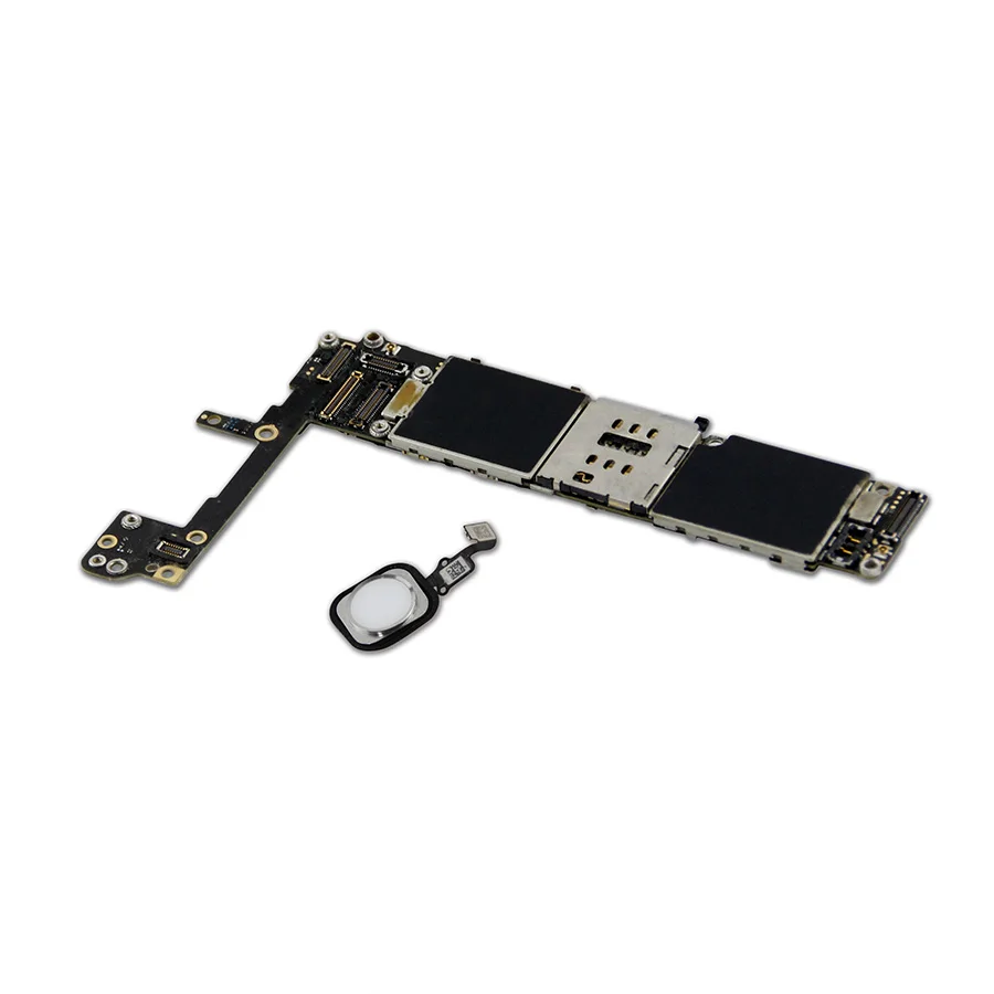 Для iphone 6s материнская плата с сенсорным ID оригинальная разблокированная для iphone 6s материнская плата с полным чипом 16 Гб/64 Гб/128 ГБ