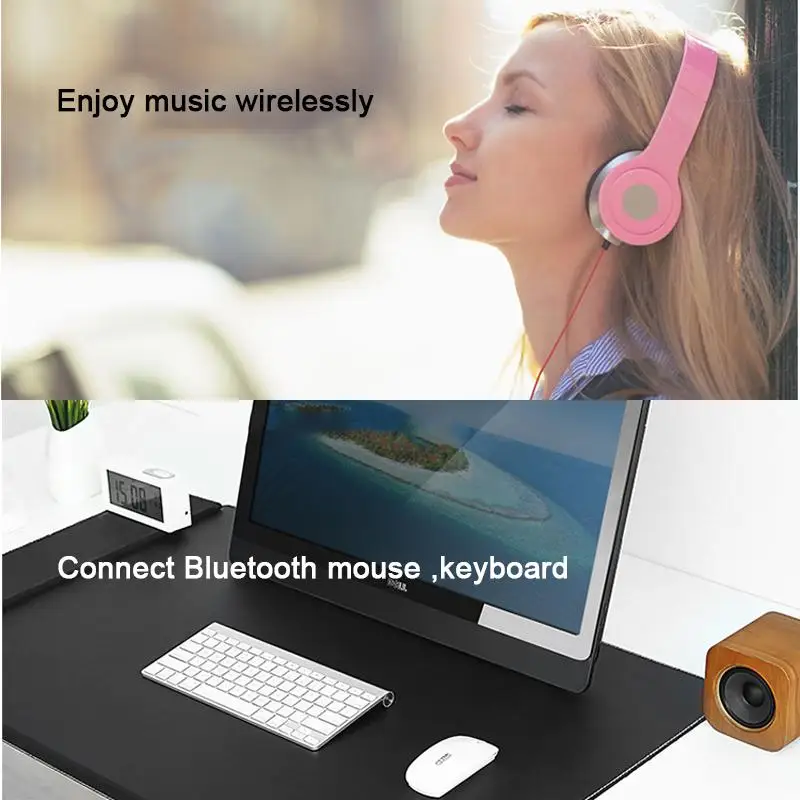 Беспроводной адаптер Bluetooth Mini 4 0 приемник bluetooth заглушки Поддержка Winows Linux Vista Mac OS