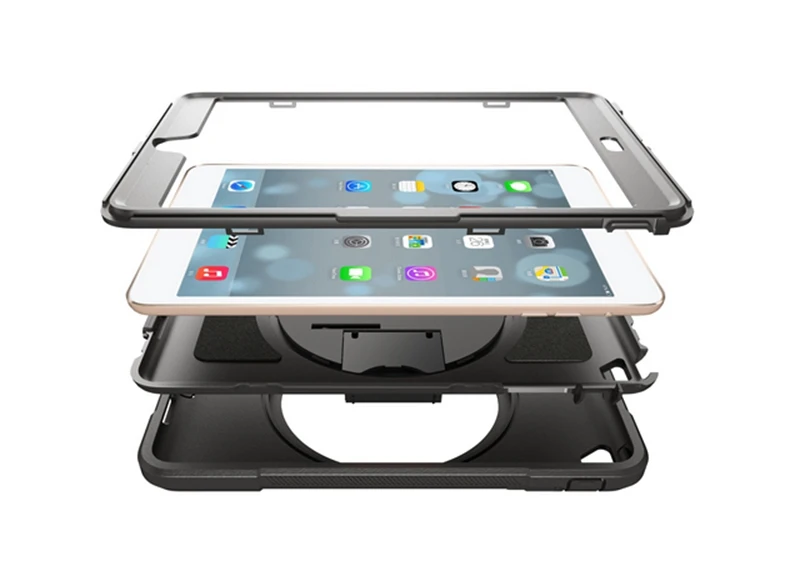 Для Apple iPad Air 2 полный корпус A1566 A1567 ручной ремень держатель Броня противоударный