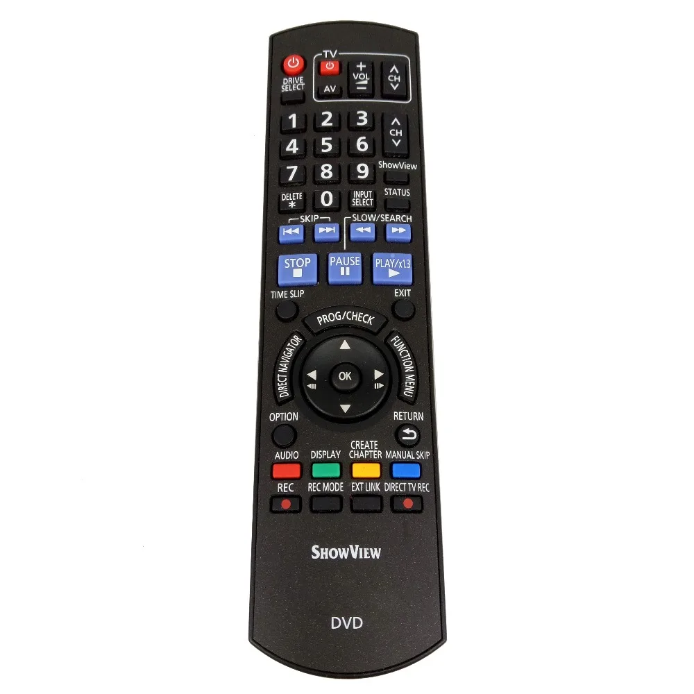 Используется 80% для Panasonic dvd система ShowView пульт дистанционного управления N2QAYB000330