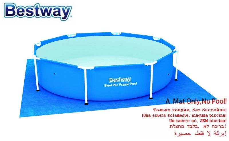 58000 Bestway 274x274 см Толстая защитная подушка для бассейна над землей/грунтовая