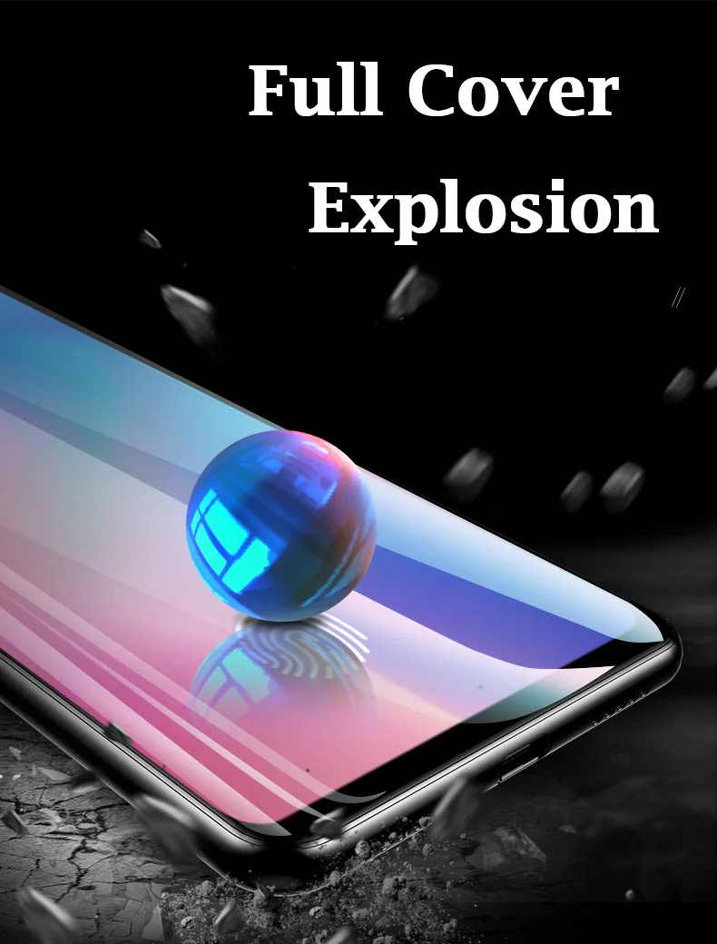 Полное покрытие из прозрачного закаленного стекла для Xiao mi 9 SE mi 8 SE Red mi Note 7 8 mi x 2S 3 mi 6 Explorer Защитная пленка для экрана