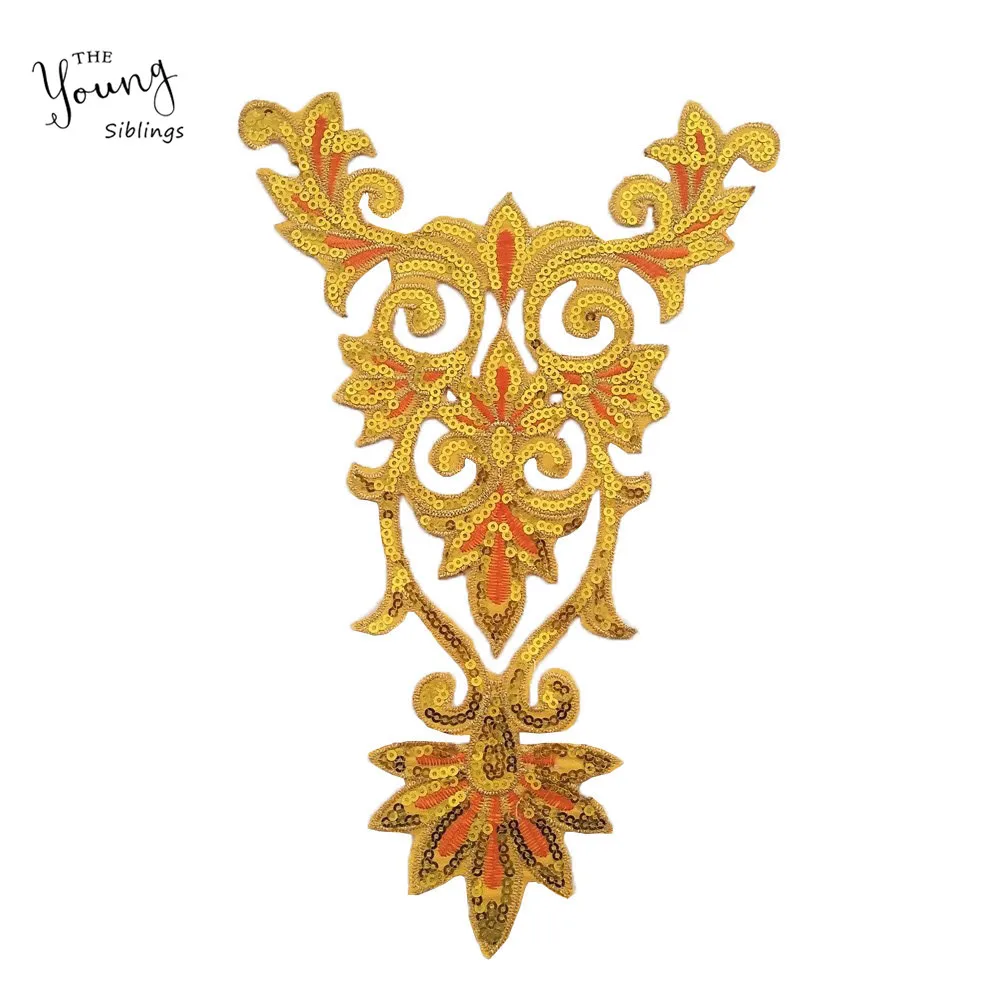 Модная аппликация для одежды с блестками патч утюга вышивка сделай сам