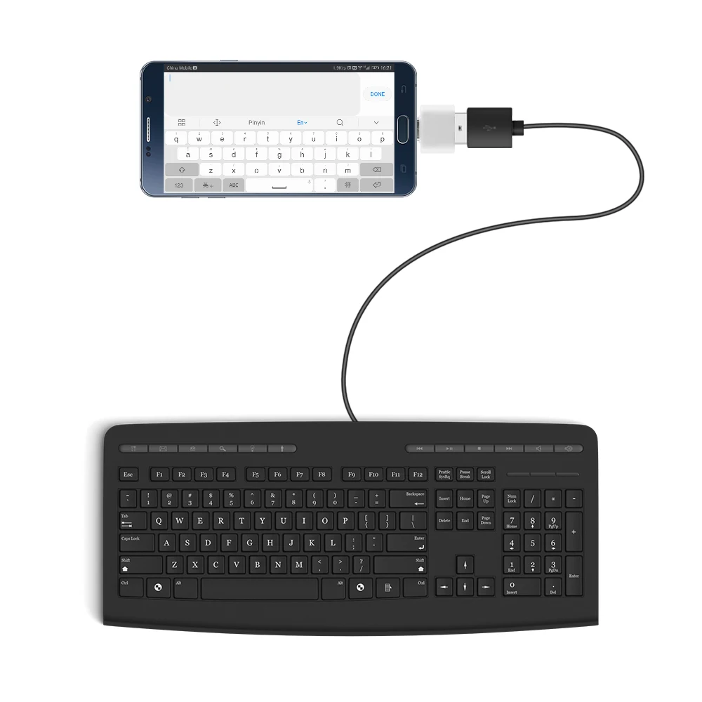 Powstro USB 2 0 Type C адаптер микро Конвертер прямой Android телефон смарт планшеты Передача