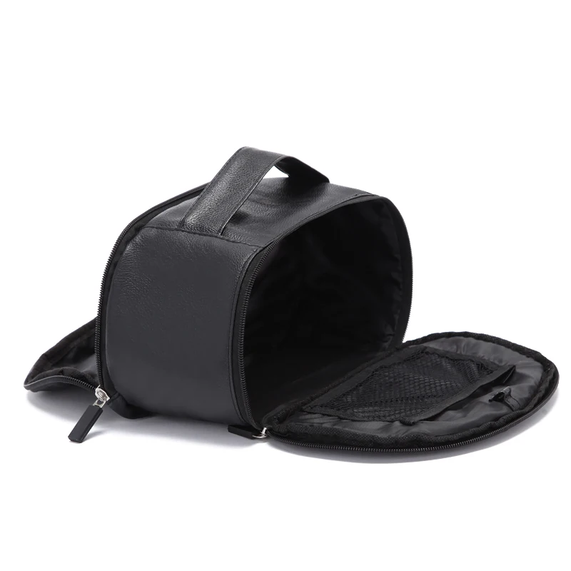 Черная Большая вместительная Женская модная косметичка из искусственной кожи