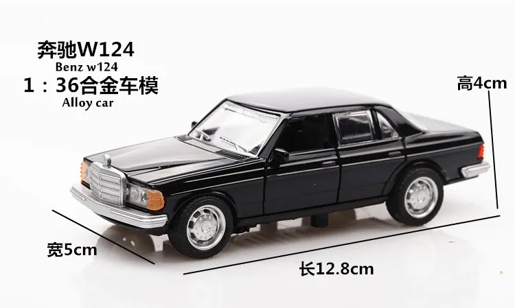 1:36 Игрушечная машина Benz w127 металлическая игрушка литые игрушки и игрушечные транспортные средства модель автомобиля Миниатюрная модель автомобиля игрушки для детей