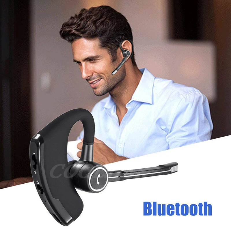 COOLJIER V8S бизнес Bluetooth гарнитура для автомобиля Bluetooth Handsfree Беспроводные bluetooth наушники с микрофоном для iPhone Xiaomi samsung