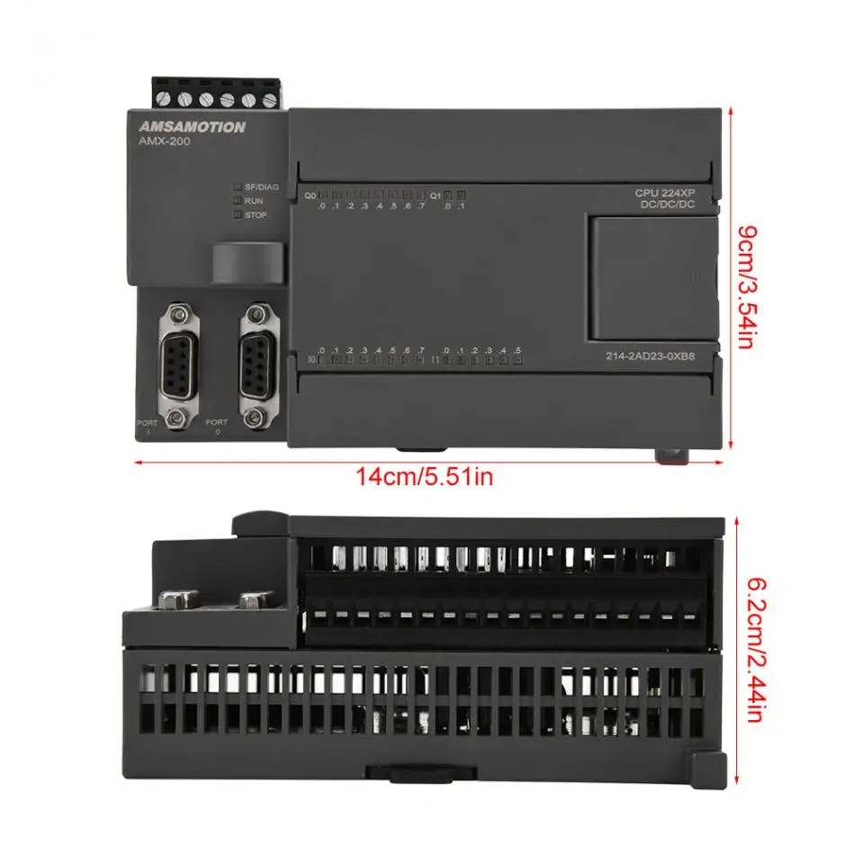 PLC контроллер S7-200 CPU224XP PLC программируемый контроллер 24 В релейный выход программируемый логический контроллер