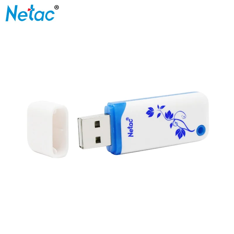 USB флеш-накопитель Netac U188 32 ГБ высокоскоростной USB 2,0 компактный флеш-накопитель 64 Гб флешка