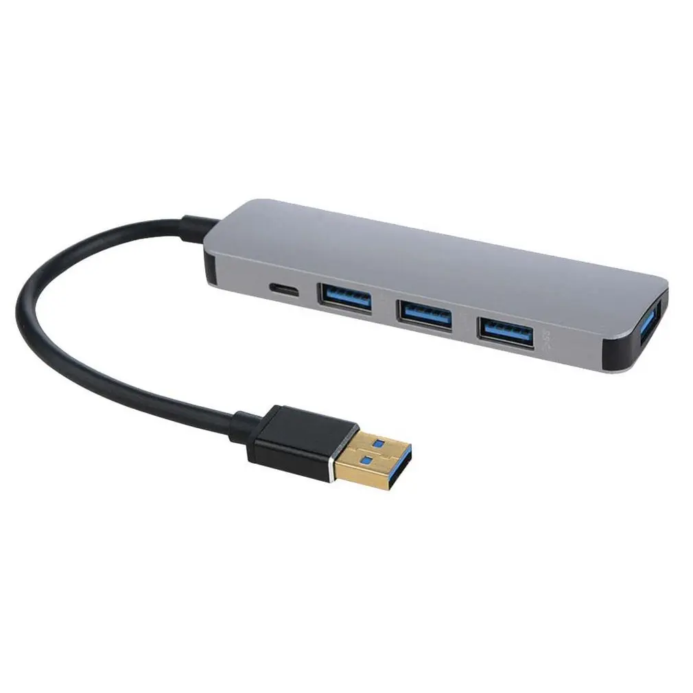 5 в 1 USB C концентратор USB-C к HDMI Micro SD/TF кард-ридер адаптер для MacBook Для huawei type C USB 3,0 концентратор