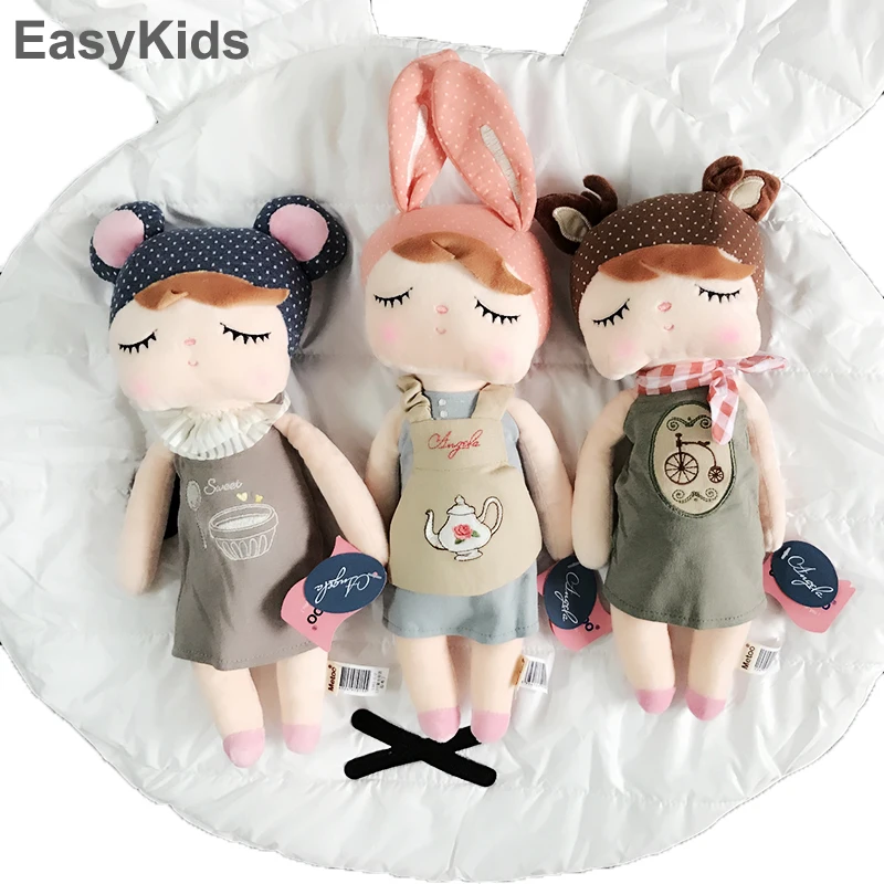 Новые куклы Metoo 33 см/43 см кролик олень мышь Детская плюшевая игрушка кукла милые