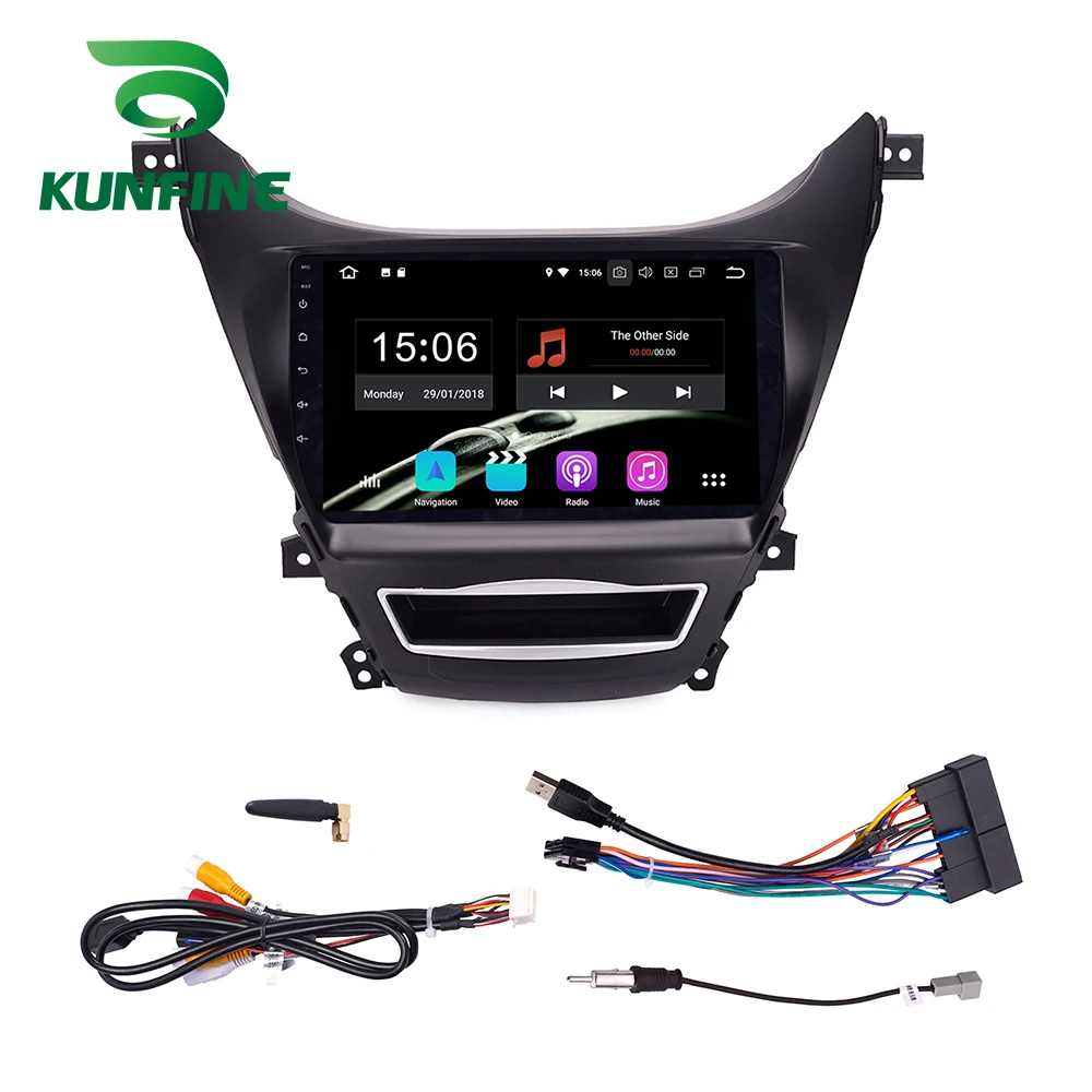Android 9 0 Ram 4G Rom 64G PX6 Cortex A72 автомобильный DVD GPS мультимедийный плеер стерео для Hyundai