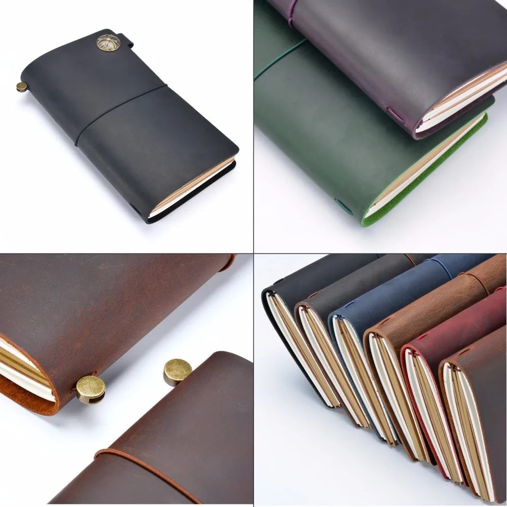 Moterm блокнот из натуральной кожи ручной работы дорожный дневник журнал классический винтажный стиль Sketchbook планировщики