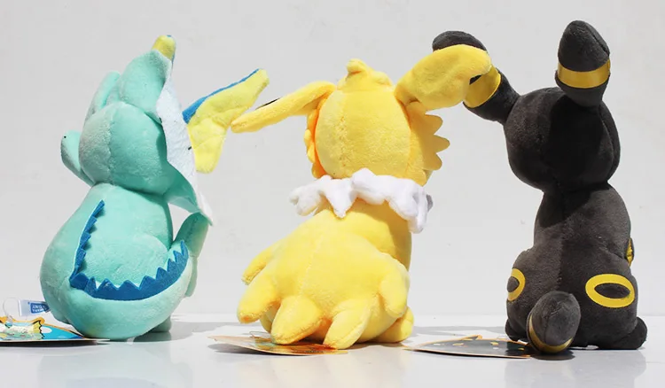 180 шт./лот 18~ 20 см Животные Плюшевые игрушки Umbreon Eevee Espeon Jolteon vaporion Flareon Glaceon Leafeon Плюшевые мягкие куклы