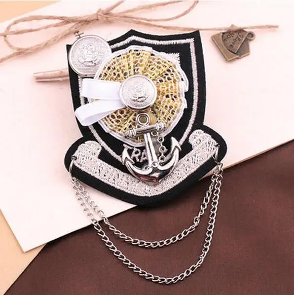 232 мужские wo колледжа Сью эполеты медаль ювелирные изделия PiJia костюм значок|badge