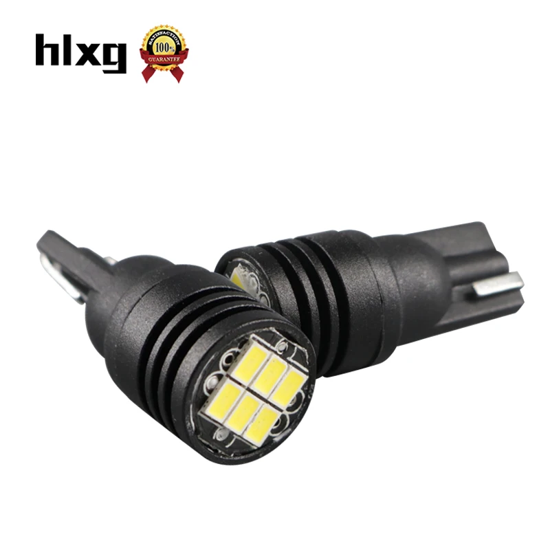 HLXG 10 шт. W5W CANBUS T10 светодиодный 194 168 автомобильный поворотный тормозной светильник