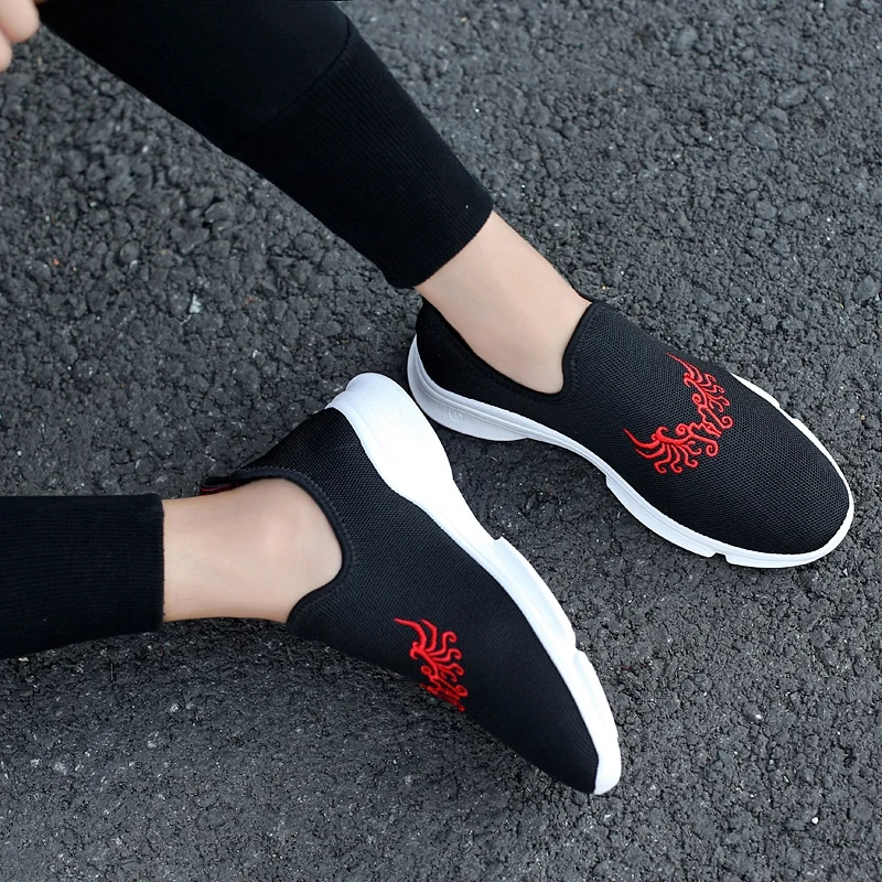 Waysoyway кроссовки для Для мужчин Обувь с дышащей сеткой Спорт тапки Lightweight Lace-Up Sneaker