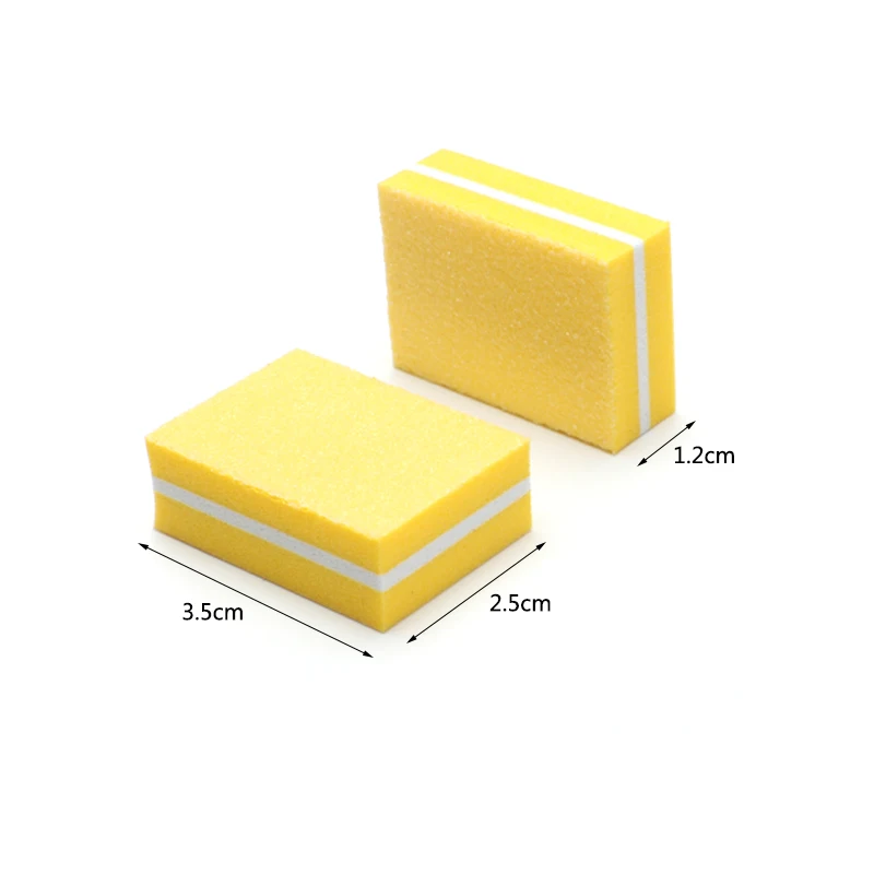 20 шт. желтые пилки для ногтей | Красота и здоровье