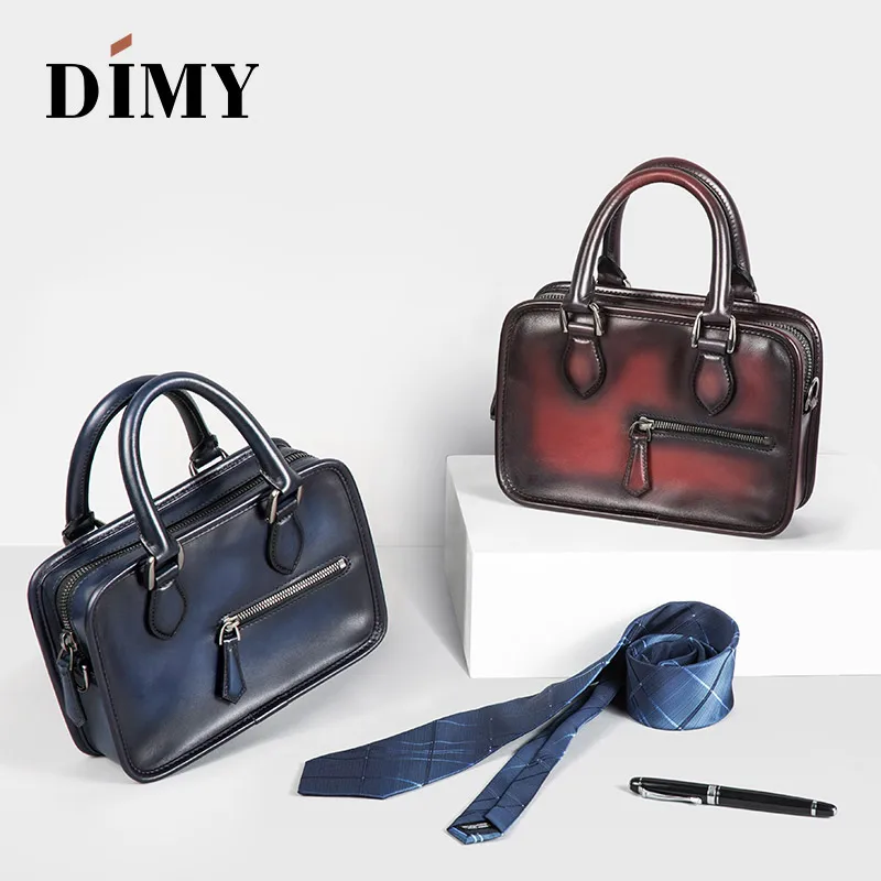 DIMY новейший итальянский женский портфель из телячьей кожи, сумки, сумки через плечо, маленькая квадратная простая сумка-мессенджер