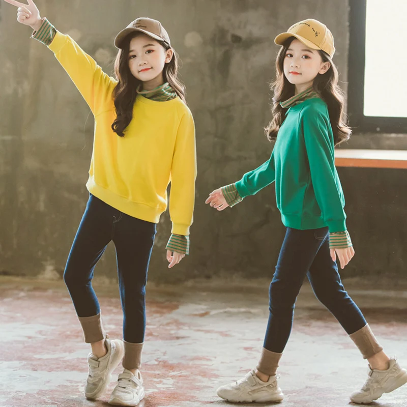 Детская одежда изысканные наряды для девочек комплекты одежды малышей модный