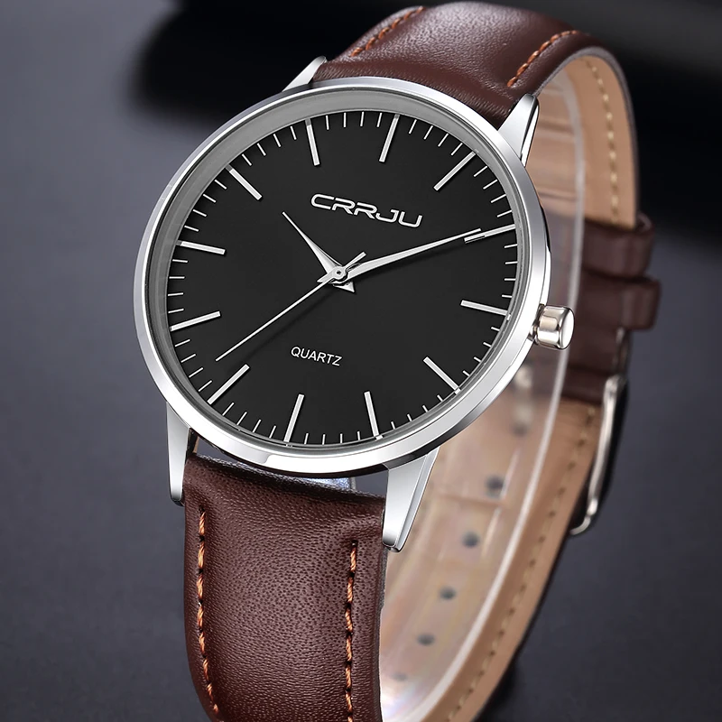 Relogio masculino CRRJU Роскошные брендовые аналоговые спортивные наручные часы с