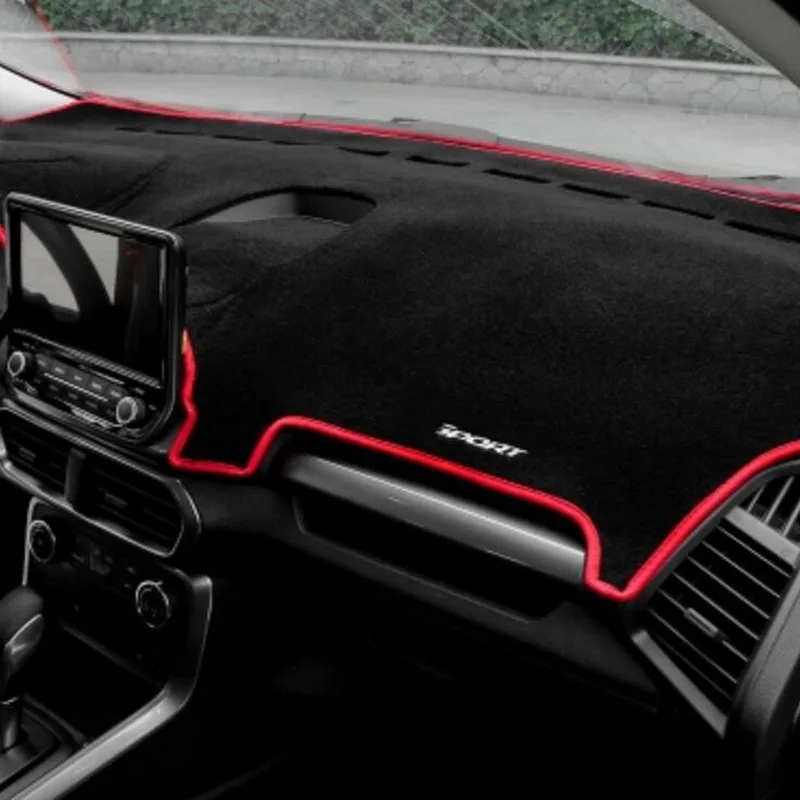 Tonlinker, чехол, наклейки для Ford Ecosport, автомобильный Стайлинг, 1 шт., полиэстер, автомобильная панель, анти-грязный коврик, накладка, наклейки