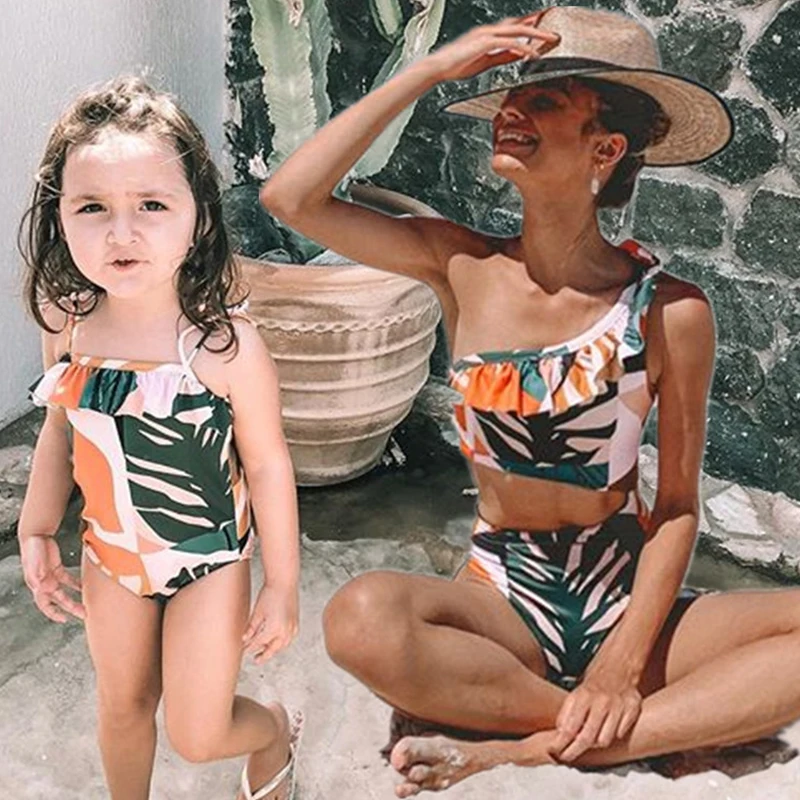 Купальник на одно плечо In X Цельный купальник большого размера Женский Монокини